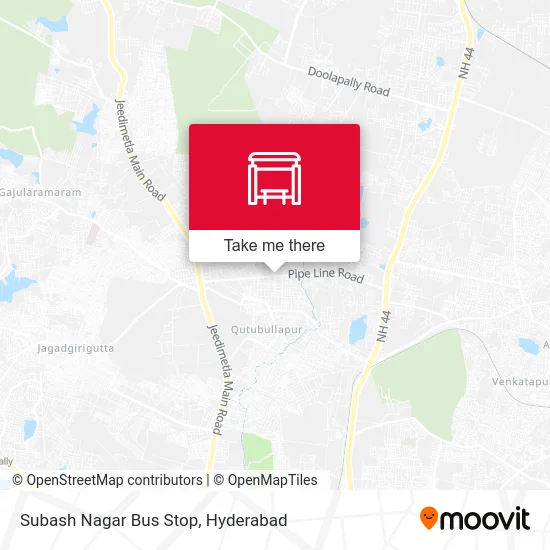 Subash Nagar Bus Stop map