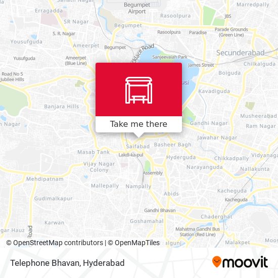 Telephone Bhavan map