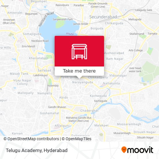 Telugu Academy map