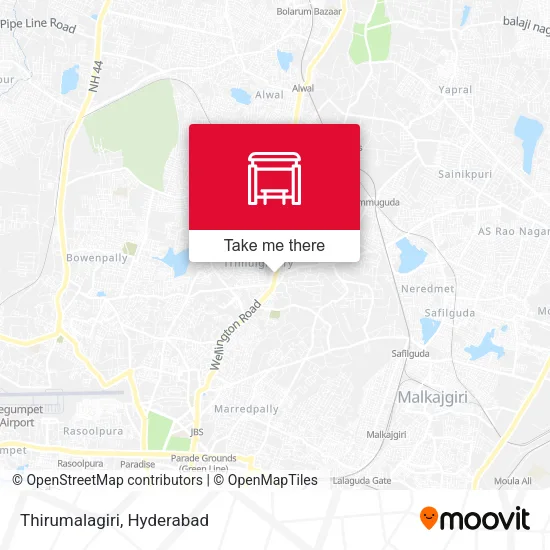 Thirumalagiri map