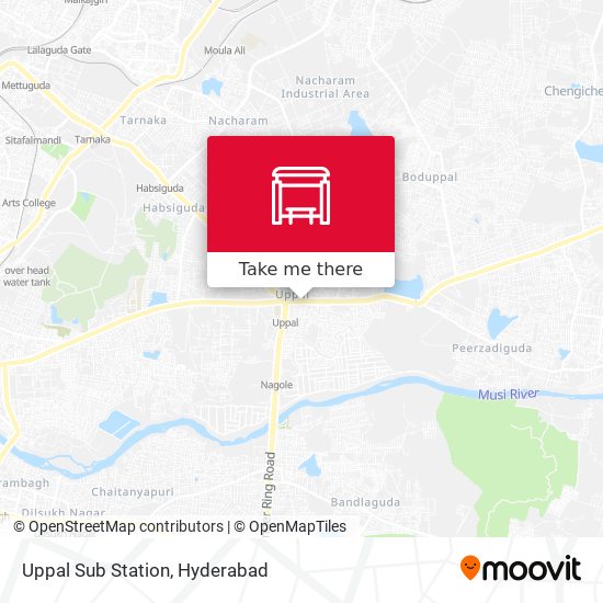 Uppal Sub Station map