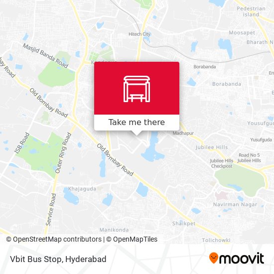 Vbit Bus Stop map