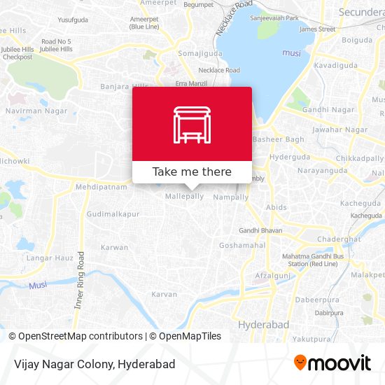 Vijay Nagar Colony map