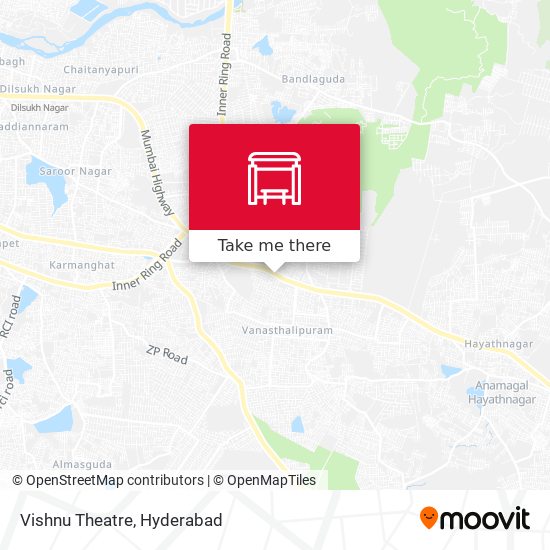 Vishnu Theatre map