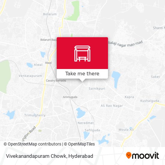 Vivekanandapuram Chowk map
