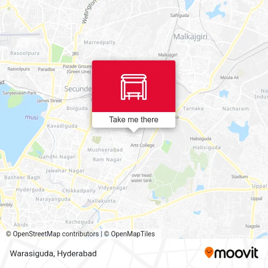 Warasiguda map