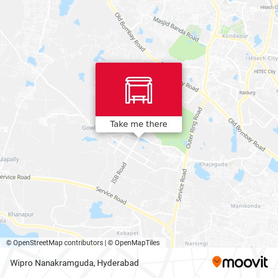 Wipro Nanakramguda map