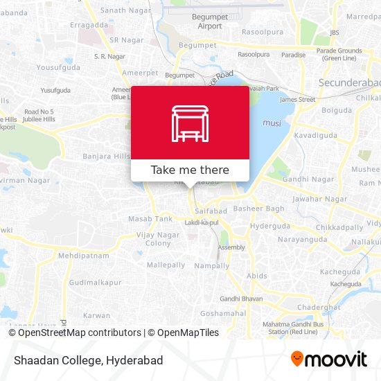 Shaadan College map