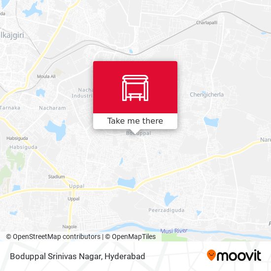 Boduppal Srinivas Nagar map