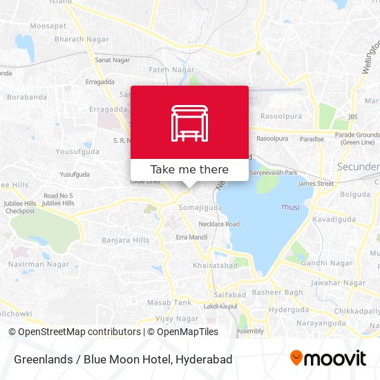 Greenlands / Blue Moon Hotel map