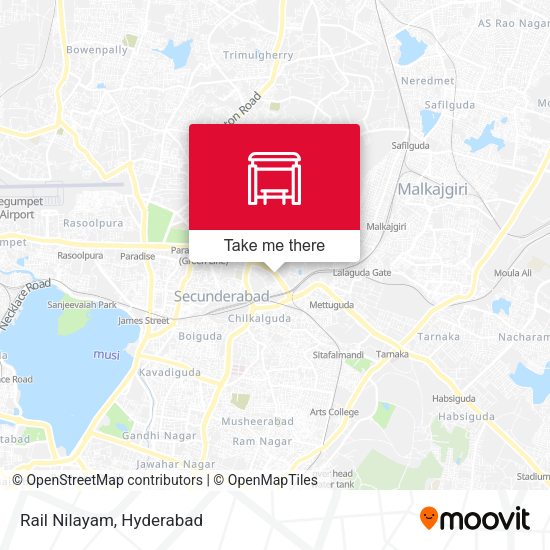 Rail Nilayam map