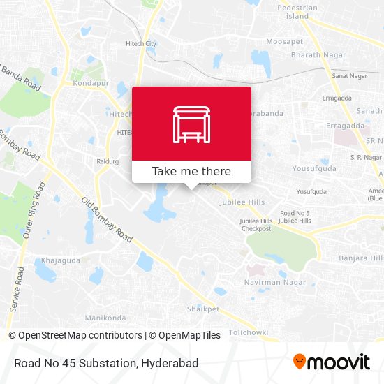 Road No 45 Substation map