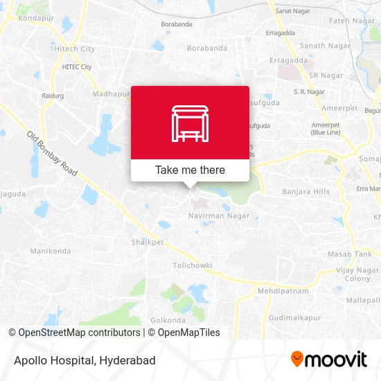 Apollo Hospital map