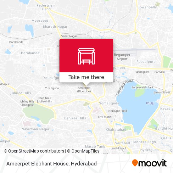 Ameerpet Elephant House map