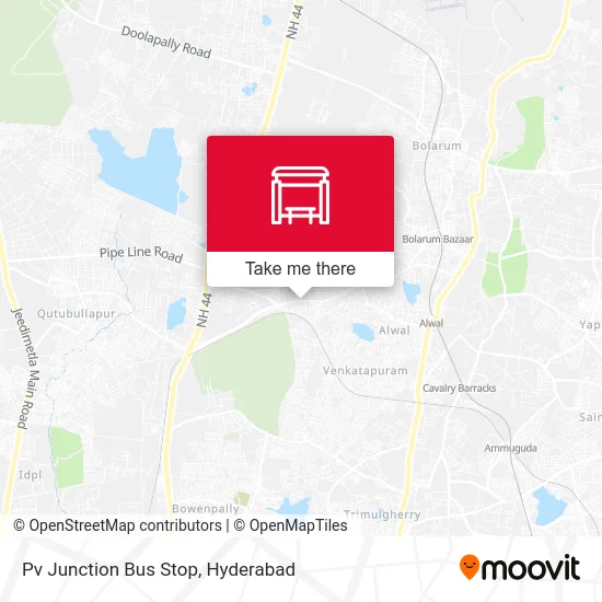 Pv Junction Bus Stop map