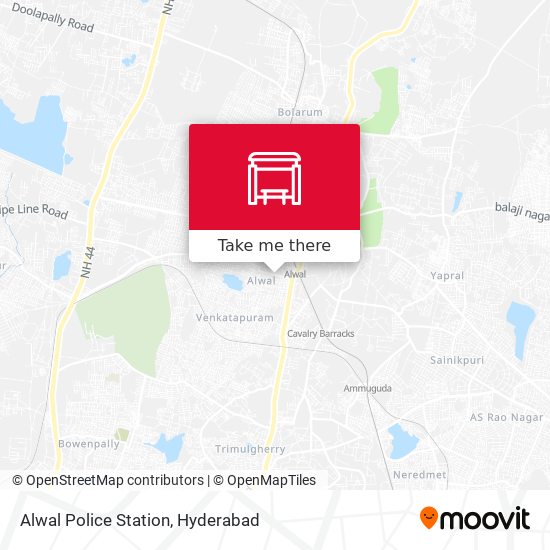 Alwal Police Station map