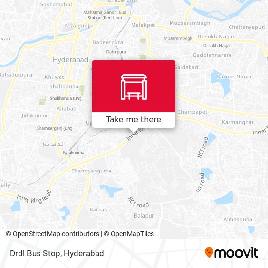 Drdl Bus Stop map