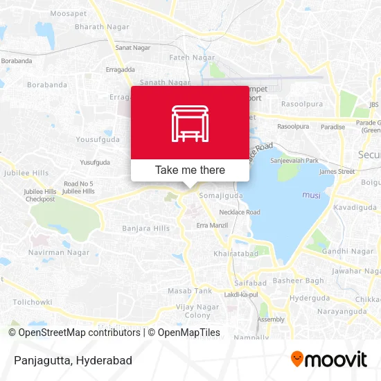 Panjagutta map