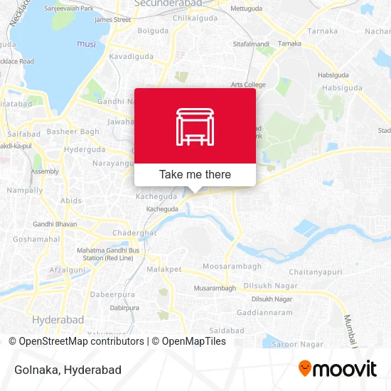 Golnaka map