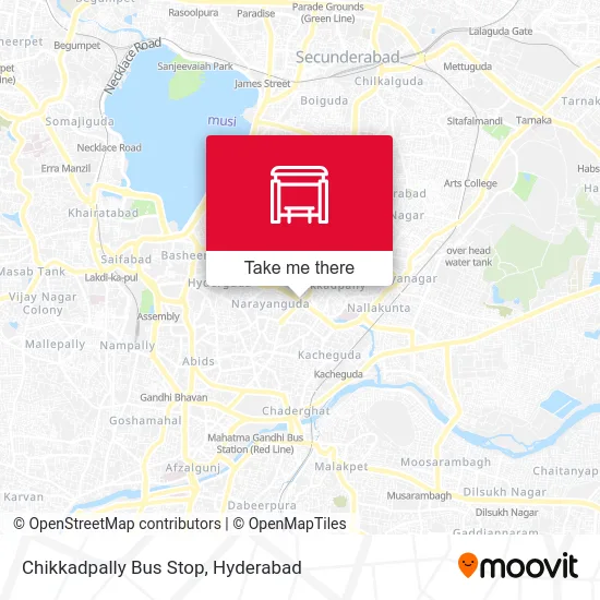 Chikkadpally Bus Stop map