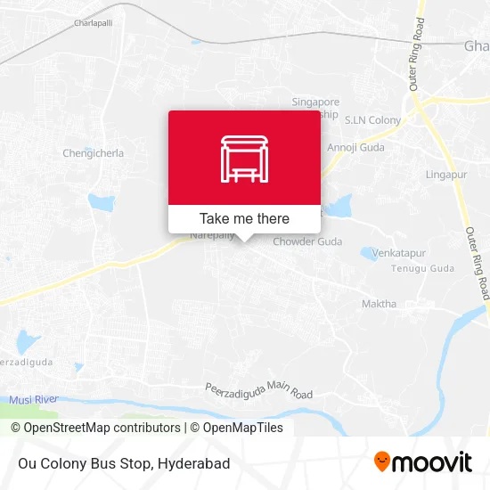 Ou Colony Bus Stop map
