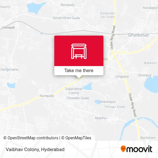Vaibhav Colony map