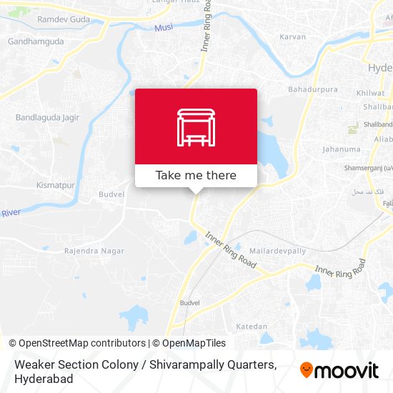 Weaker Section Colony / Shivarampally Quarters map