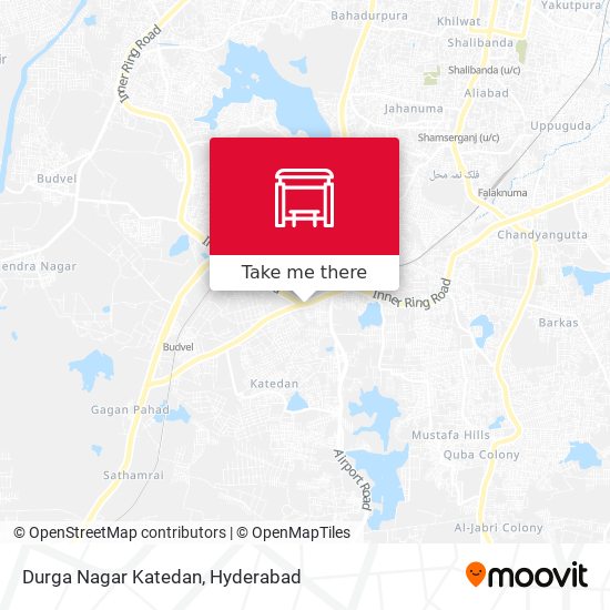 Durga Nagar Katedan map