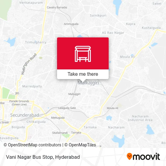 Vani Nagar Bus Stop map