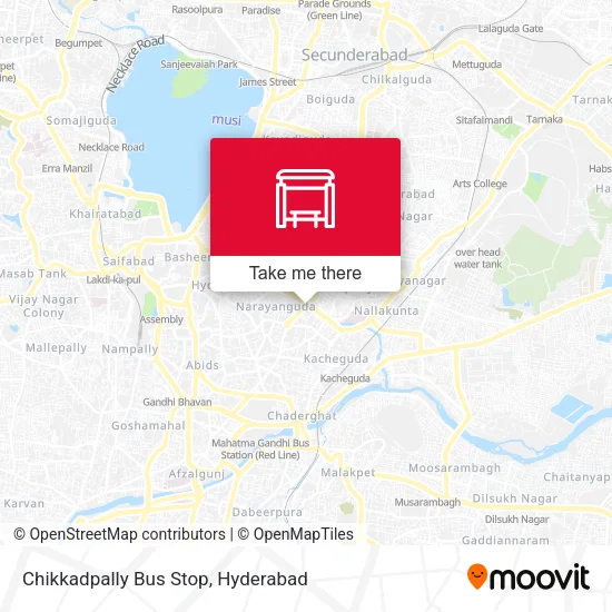 Chikkadpally Bus Stop map
