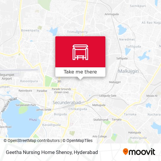 Geetha Nursing Home Shenoy map