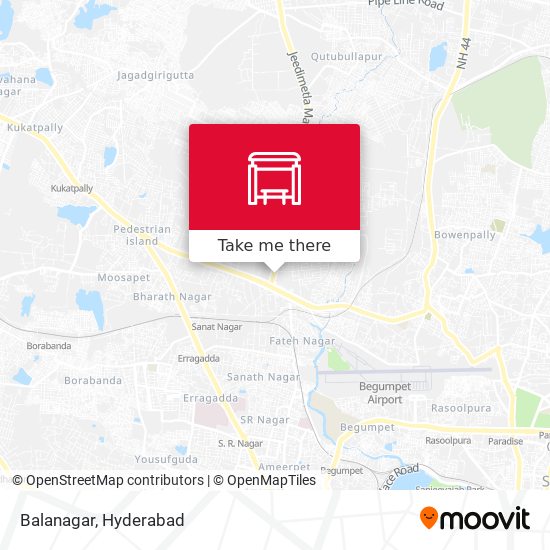 Balanagar map