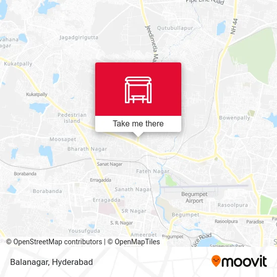 Balanagar map