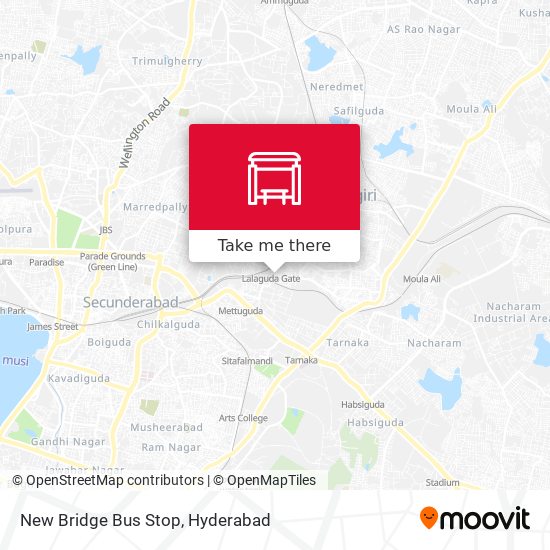 New Bridge Bus Stop map