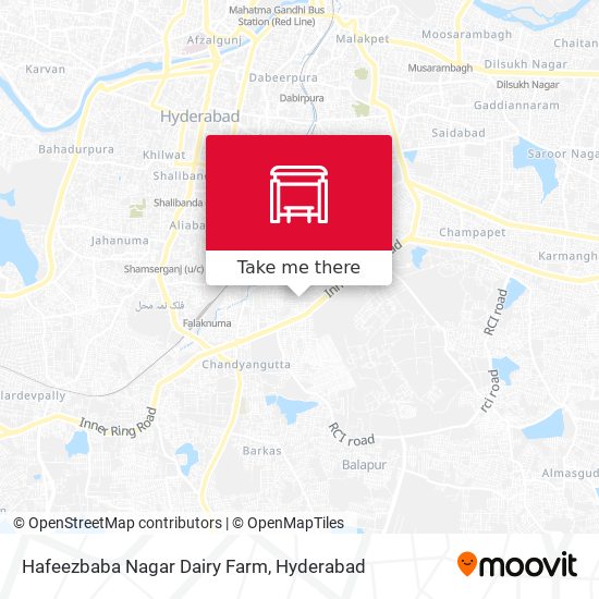 Hafeezbaba Nagar Dairy Farm map