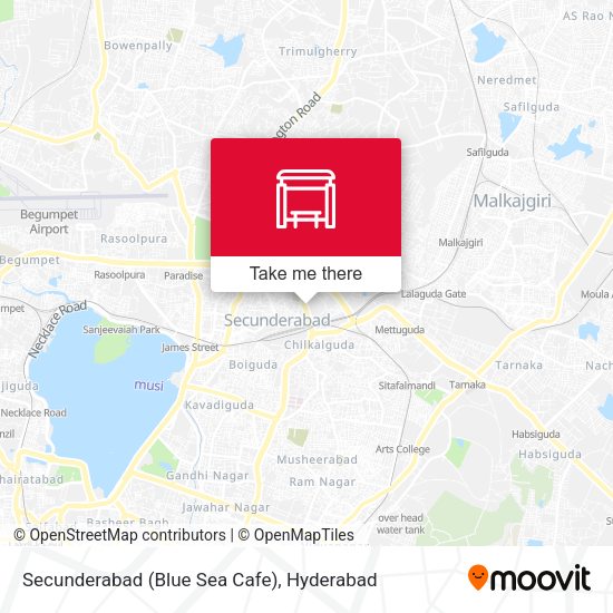 Secunderabad (Blue Sea Cafe) map