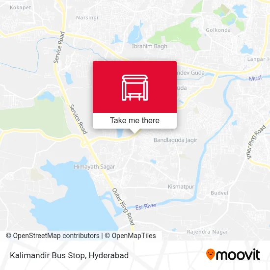 Kalimandir Bus Stop map