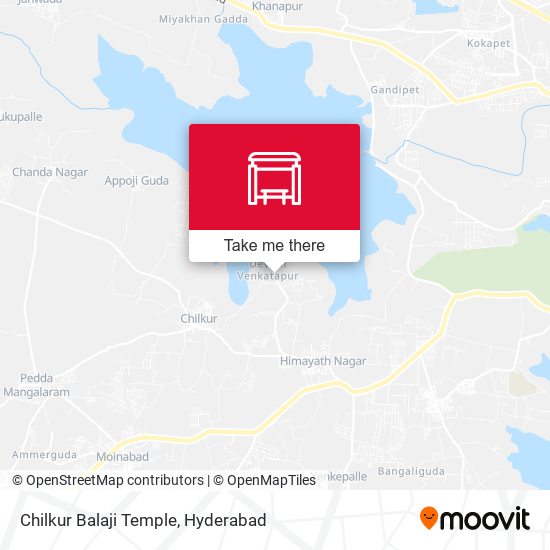 Chilkur Balaji Temple map