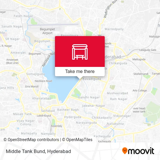 Middle Tank Bund map