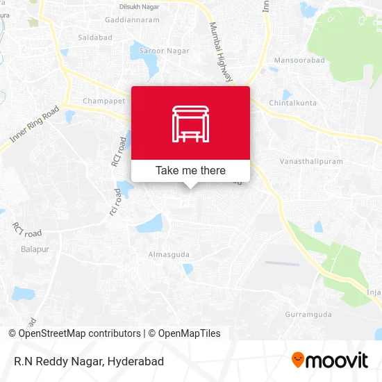 R.N Reddy Nagar map