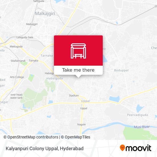 Kalyanpuri Colony Uppal map