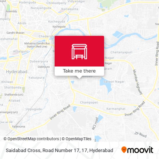 Saidabad Cross, Road Number 17, 17 map