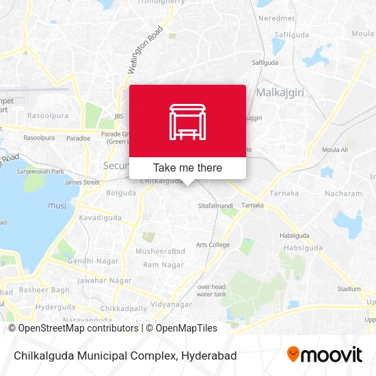 Chilkalguda Municipal Complex map