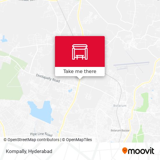 Kompally map