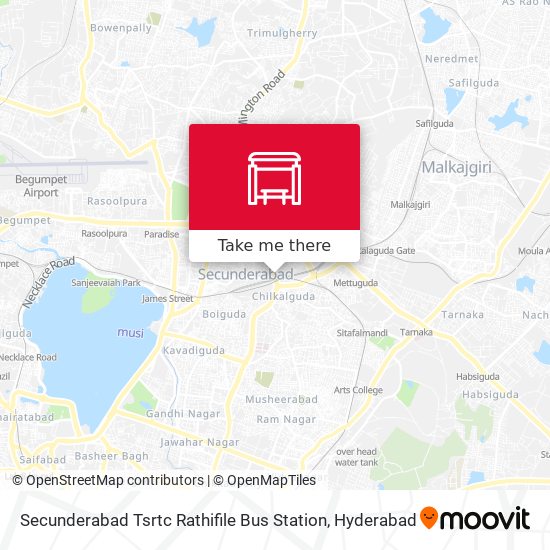 Secunderabad Tsrtc Rathifile Bus Station map