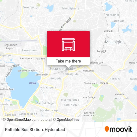 Rathifile Bus Station map