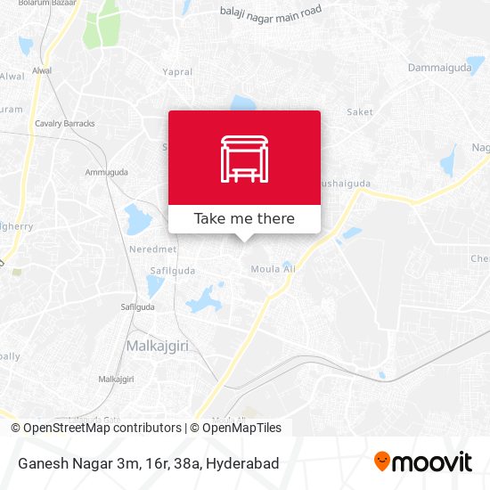 Ganesh Nagar 3m, 16r, 38a map