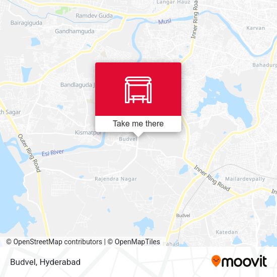 Budvel map
