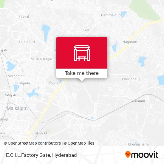 E.C.I.L.Factory Gate map