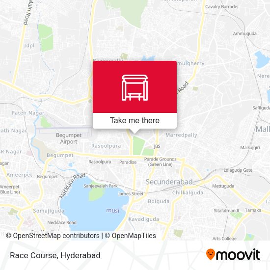 Race Course map